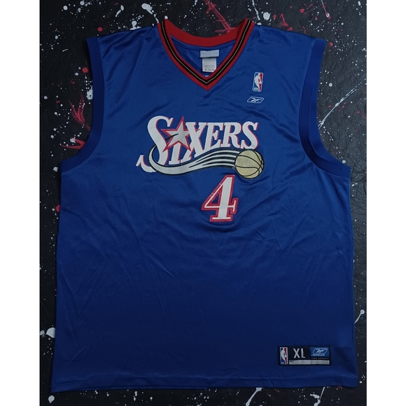 Keith Van Horn vintage Philadelphia 76ers Sixers Reebok x NBA basketball jersey